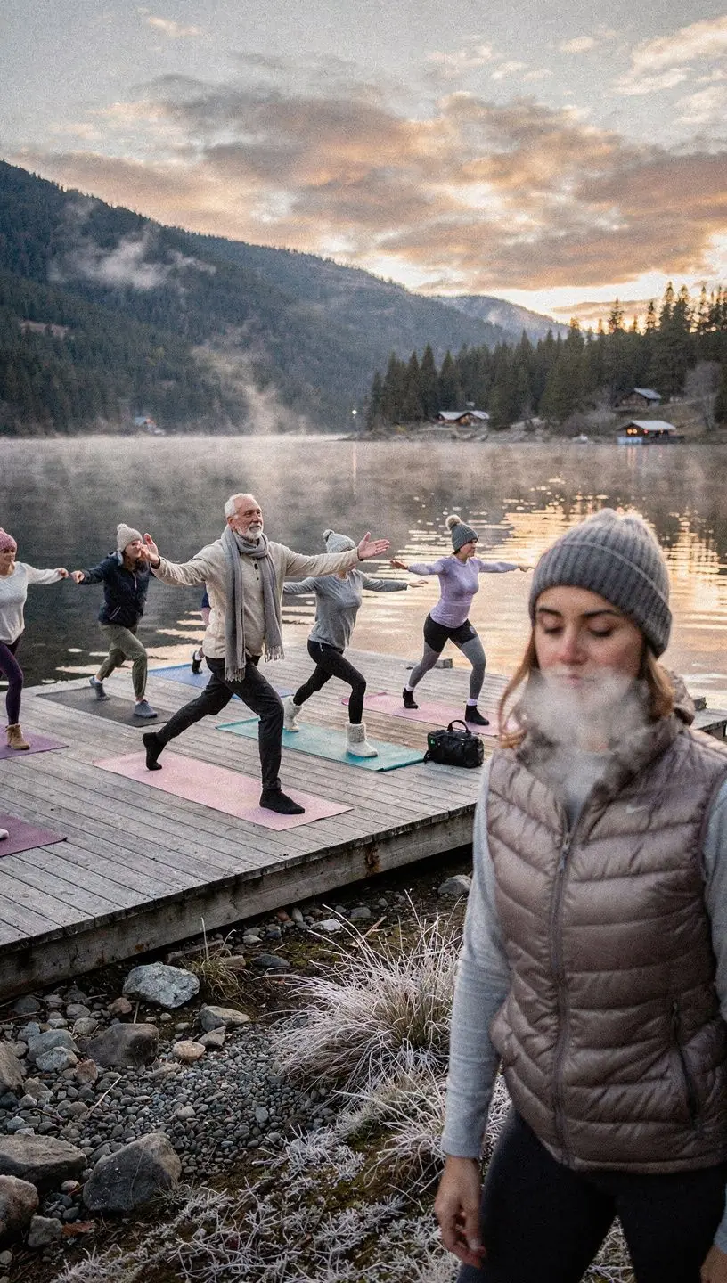 Un grupo de personas meditando en círculo, promoviendo la comunidad y el apoyo mutuo.